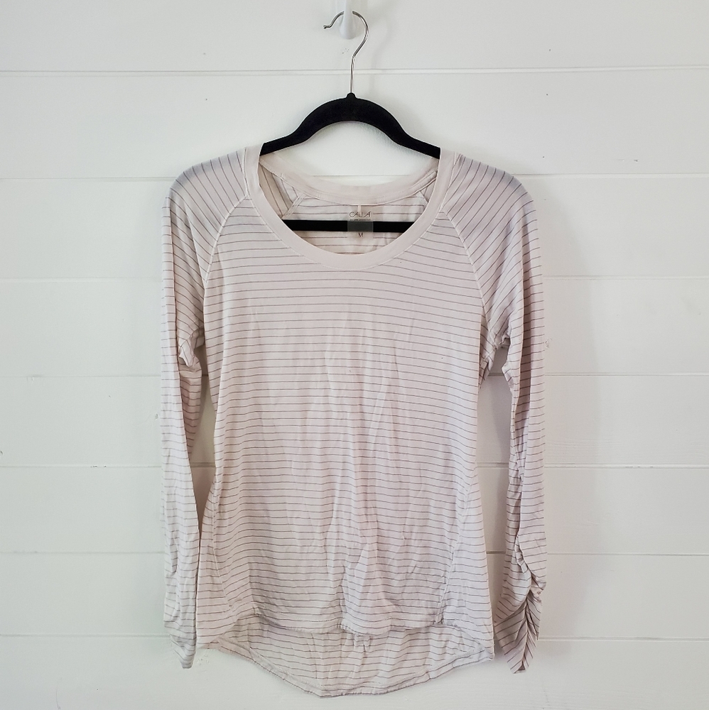 Calia Striped Long Sleeve Tee